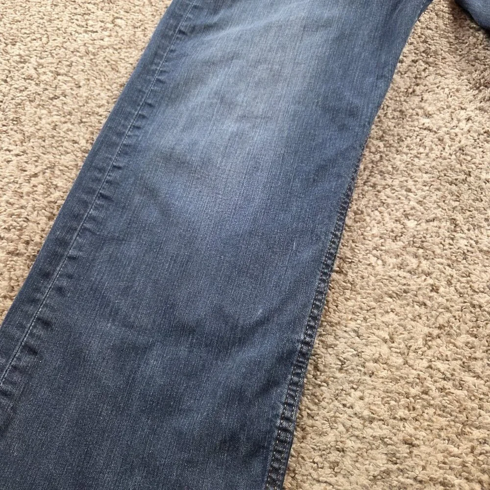 Levi's 559 Jeans Mens 40x30.5 40x32 Dark Wash Relaxed Straight Leg Marks*